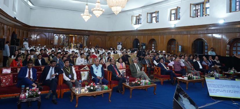 Participants during the quiz